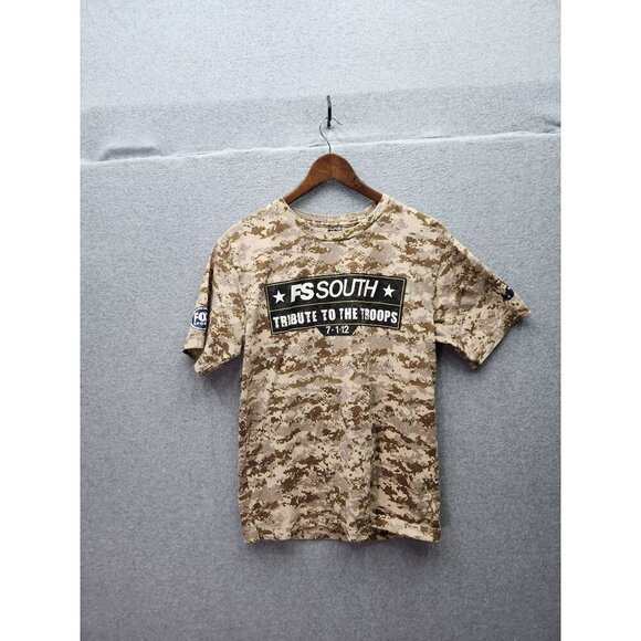 Fox Sports South+ Atlanta Braves Tribute To The Troops T-Shirt M - Picture 1 of 6